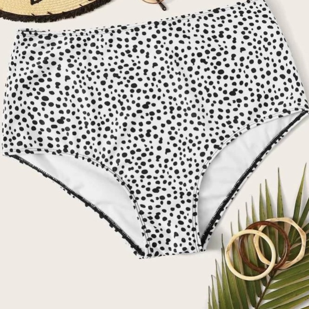 High waist swim bottoms